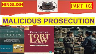 MALICIOUS PROSECUTION  PART 2  LAW OF TORTS  UPSC ESSENTIALS  THELEGALRESEARCHER [upl. by Susejedairam]