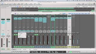 Logic Pro 9 Tutorial  Mixing Techniques Part 2 [upl. by Sower]