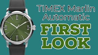 Timex Marlin Automatic 40mm Leather Strap Watch [upl. by Aipotu]