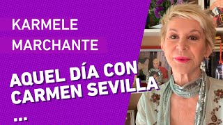 Karmele Marchante  Aquel día en Tómbola con Carmen Sevilla [upl. by Longan]