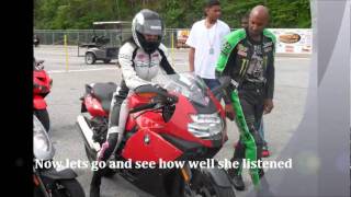 BMW K1300 TEST at MiROCK Start it upwmv [upl. by Adnalra]