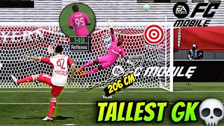 This Tallest GK Card is UNFAIR ☠️  Tallest Goalkeeper Review  ec shaniyt [upl. by Darian]