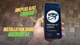 How to Install crDroid Android 14 on OnePlus 66T [upl. by Edelson913]