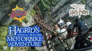 2019 Hagrid’s Magical Creatures Motorbike Adventure Roller Coaster On Ride HD POV with Queue [upl. by Nyram786]