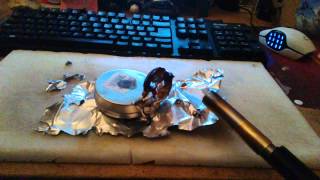 Setting Aluminium on fire with a Sievert Metaljet MAPP torch [upl. by Figueroa61]