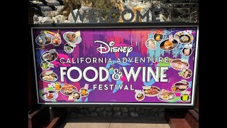 Food amp Wine Festival March 9 2024 disney californiaadventure food foodie [upl. by Arivle]