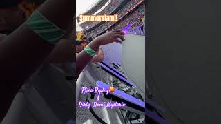 Rhea Ripley amp Dirty “Dom” Entrance at WWE Summerslam in Cleveland Ohio 2024 [upl. by Drarreg668]