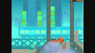 Nitrome  Rubble Trouble Tokyo Levels 110 Walkthroughwmv [upl. by Keisling]