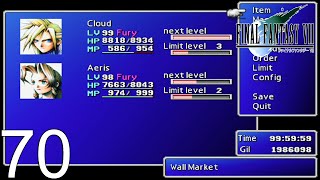 FF VII LV 99 Perfect Walkthrough Part 70 Aeris LV 98 [upl. by Michelina]