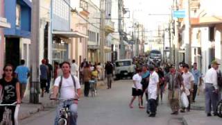 Cuba  Street Scene from the city of Camaguey [upl. by Reibaj]