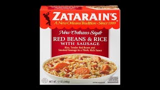 Zatarains FROZEN Red Beans amp Rice with Sausage  WHAT ARE WE EATING  The Wolfe Pit [upl. by Eyde]