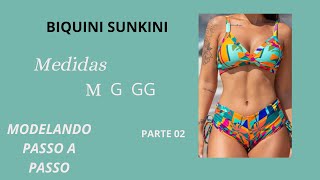 Modelando Biquíni Sunkini Parte 02 [upl. by Enilorac109]