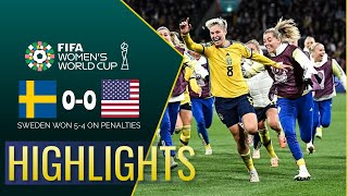 Sweden vs USA 54  Highlights  FIFA Womens World Cup 2023 [upl. by Iad]