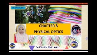 SP025 Chapter 8 Physical Optics [upl. by Xer]