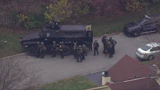 Large police response SWAT activity in Schererville [upl. by Dnalloh]