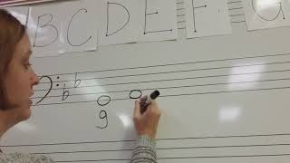 Writing Scales g minor scale for trombone [upl. by Alvy]