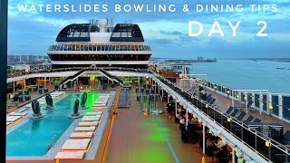 MSC Virtuosa  Day 2  Dining Tips  Bowling msc mscvirtuosa cruise [upl. by Bosson702]