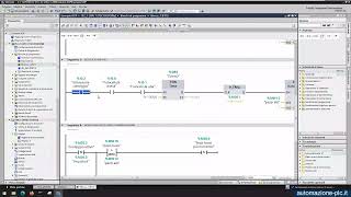 Come programmare il PLC Siemens Simatic S71200 in ladder  esempio 1 [upl. by Thurlow]