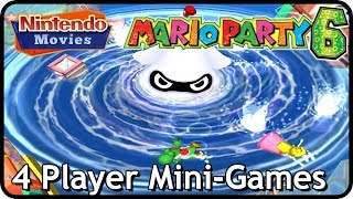 Mario Party 6  All 4 Player MiniGames Multiplayer [upl. by Imot]