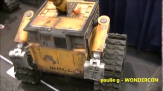 ULTIMATE WALLE ROBOT AT WONDERCON [upl. by Aleakim]