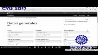 Datos generales CVU 2017 Sección 1 [upl. by Ardiekal]