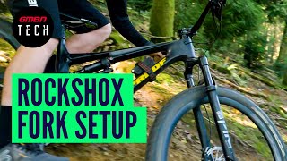 How To Set Up Any RockShox Fork  Everything You Need To Know About Suspension Fork Setup [upl. by Eirelam]