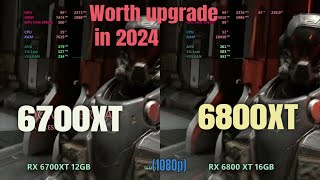 6700 XT vs 6800 XT  1440p Gaming 2024 [upl. by Muhammad]