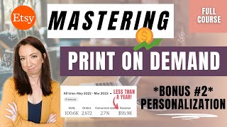 How to Make Personalized Etsy Listings  Bonus Video 2 Mastering Etsy Print on Demand FULL COURSE [upl. by Aloel]