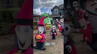 Nightmare Before Christmas Inflatable Display shorts [upl. by Alvarez]