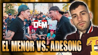 EL MENOR EN SU PRIME EN LA ULTIMA DEM 🤯 PRIMERA RONDA ELMENOR VS ADESONG [upl. by Elrod]