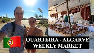 QUARTEIRA ALGARVE WEEKLY MARKET  Portugal travel [upl. by Groos]