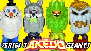 NEW Akedo Battle Giants Series 3 Ultimate Arcade Warriors Volcrag Shatterclaw Bucktooth Tailwhip [upl. by Fauver]