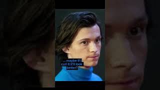 Tom Holland Hair styles tomholland hair edit shortsvideo [upl. by Craggie]