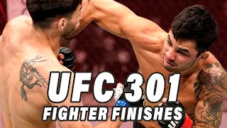 UFC 301 Fighter Knockouts amp Submissions [upl. by Kaela]