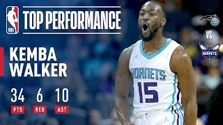 Kemba Walkers Scoring Frenzy Against The Orlando Magic 34 pts 6 rebs 10 ast [upl. by Ver]