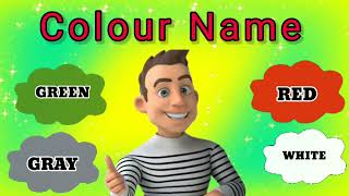 Colour Name l Alphabet Song For Kids 👶👧 l Toddlers l Preschool Learning Video l Nursery Rhymes Baby [upl. by Keare]