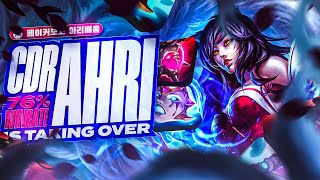 80 WIN RATE TO CHALLENGER NEW KOREAN AHRI BUILD [upl. by Barthold]