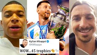 Famous Reaction On Messi amp Argentina Win BACK TO BACK Copa America titles Argentina vs Colombia 10 [upl. by Felipe]