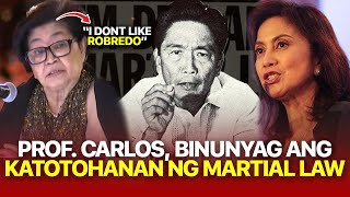 Prof Clarita Carlos Ayaw Kay Leni Robredo at Binunyag ang Katotohanan ng Martial Law [upl. by Sible]