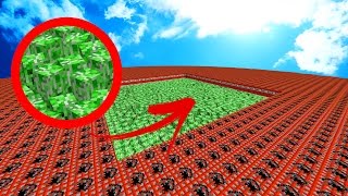 10000 CREEPER VS 100000 TNT  ESPERIMENTI PAZZI SU MINECRAFT [upl. by Remot]