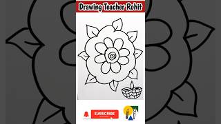 Flower DrawingEasy Drawing of FlowerDrawing FlowerSIMPLE AND EASY DRAWINGS FLOWER [upl. by Walley284]