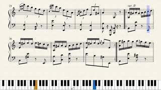 Paganini  Caprice No24  Piano  By Your Piano Scores [upl. by Lednem]