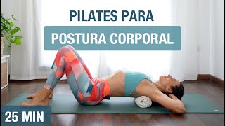 Pilates para Mejorar la Postura Corporal  Estiramiento y Tonificación de Espalda Alta y Hombros [upl. by Luo424]