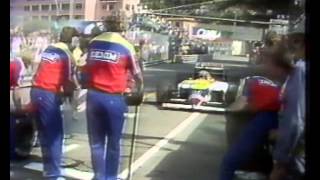 Ayrton Senna első győzelme Monte Carloban 1987 [upl. by Georgia]