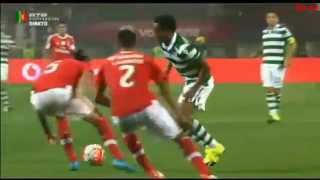 Sporting Lisbon vs Benfica 10 Andre Carrillo GOAL 09082015 [upl. by Eelitan183]