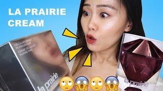 【La Prairie面霜测评】臻爱铂金乳霜，天价护肤品好用吗？试用效果如何  La Prairie Cellular Cream Platinum Rare Review Eng Subs [upl. by Akimed]