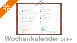 Der Wochenkalender quotquerquot von X17 [upl. by Hsac]