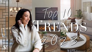 TOP 10 TRENDS FOR 2023  INTERIOR DESIGN [upl. by Enayr]