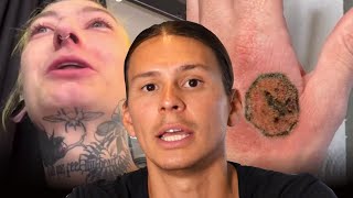 Reacting to Dumb Tattoo TikToks [upl. by Nnyltiak]