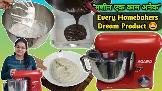 How To Use Stand Mixer  Unboxing amp Review AGARO Supreme Stand Mixer  Best Stand Mixer 2024 [upl. by Mccomb]